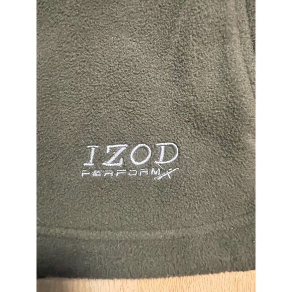 Izod Olive Fleece Vest Men’s Large – Great Layering Piece - Picture 8 of 10